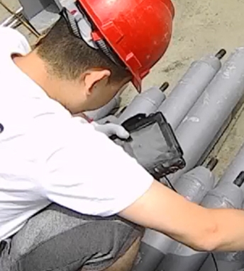 网架杆件超声波